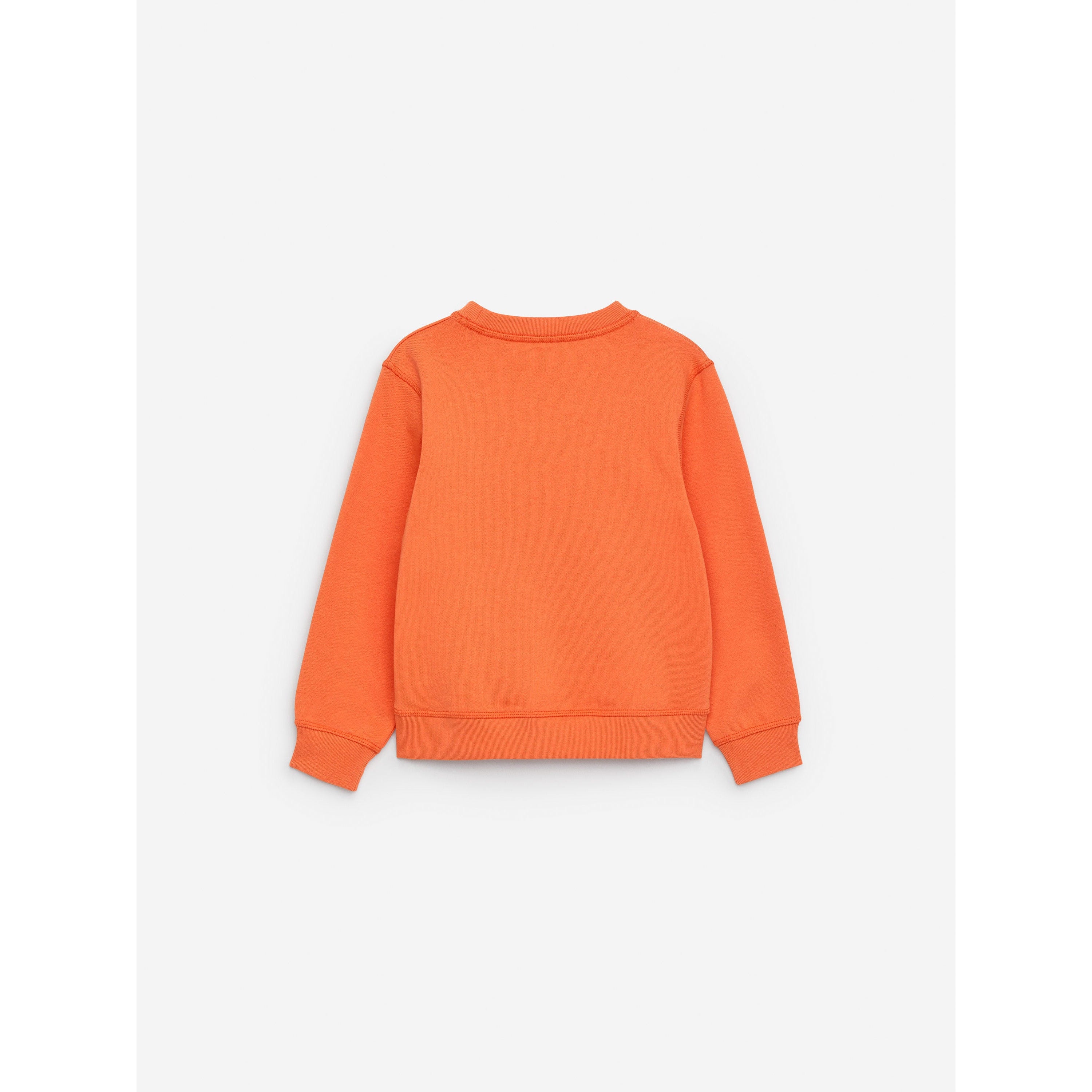Children's Soft Orange French Terry Sweatshirt - Comfortable Everyday Cotton Top